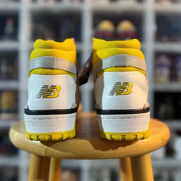 New Balance 550 High Top Yellow - Picture 2 of 5